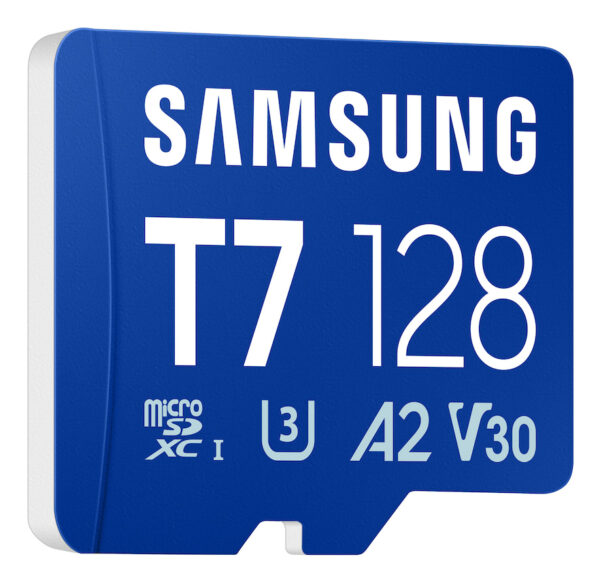 SAMSUNG T7 microSD Memory Card 128GB for Smartphones Tablets and Handheld Consoles up to 170MB/s Read "MB-MB128T/WW"