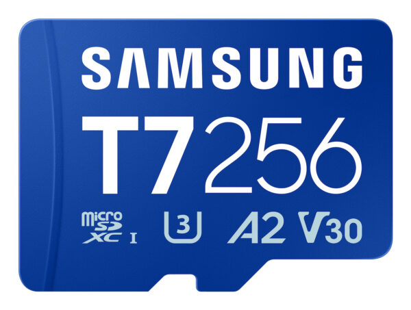 SAMSUNG T7 microSD Memory Card 256GB for Smartphones Tablets and Handheld Consoles up to 170MB/s Read "MB-MB256T/WW"