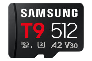 SAMSUNG T9 microSD memory card 512GB up to 200MB/s read and 130MB/s write "MB-MH512T/WW"