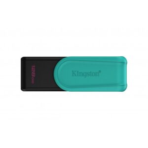 Kingston 128GB Portable USB 3.2 Gen 1 DataTraveler Exodia S (Black/Turquoise) "DTXS/128GB"