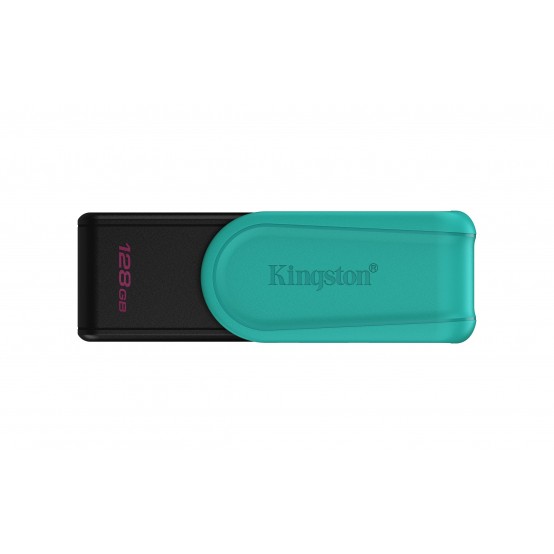 Kingston 128GB Portable USB 3.2 Gen 1 DataTraveler Exodia S (Black/Turquoise) "DTXS/128GB"