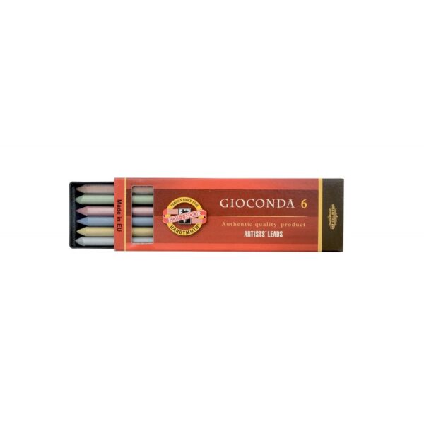 Mine grafit 5,6 Koh-I-Noor, 6 bucăți, 6 culori metalizate Mine grafit 5,6 Koh-I-Noor, 6 bucăți, 6 culori metalizate