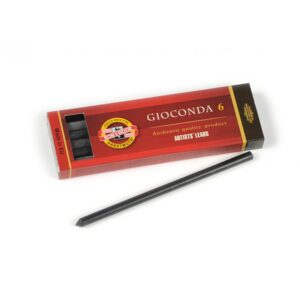 Mine grafit 5,6 mm Gioconda Negro Koh-I-Noor, 6 bucăți