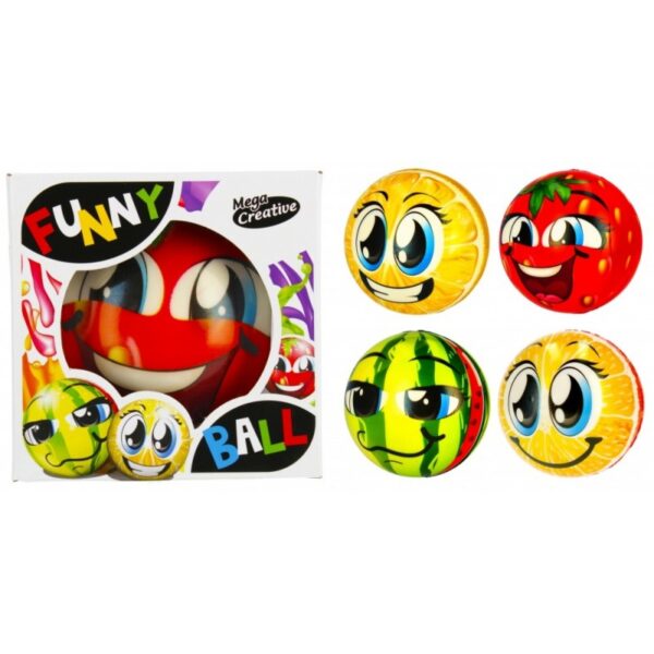 Minge antistres Funny Fruit 10 cm MegaCreative 445653 Minge antistres Funny Fruit 10 cm MegaCreative 445653