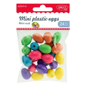 Mini ouă din plastic 2,5 cm DACO AD914