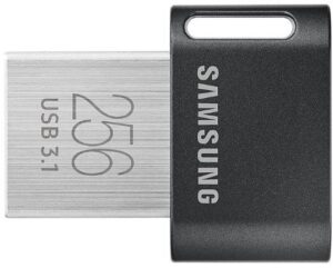 MEMORIE USB SAMSUNG 256 GB, USB 3.1, profil mic, carcasa metalica, negru, "MUF-256AB/APC"