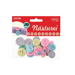 Nasturi din lemn DACO AD186 Năsturel pentru craft