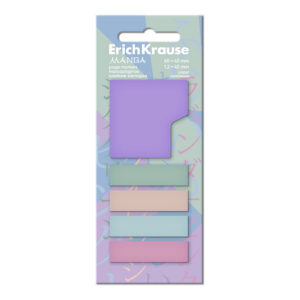 Notes adeziv ErichKrause Manga 12 x 45 mm, 45 x 45 mm, 100 coli