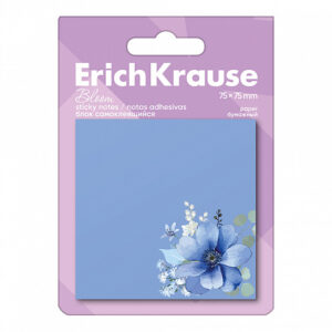 Notes adeziv ErichKrause Pastel Bloom 75 x 75 mm, 50 foi