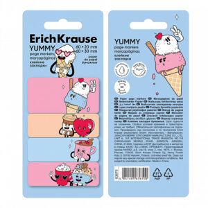 Notes adeziv ErichKrause Yummy, 80 foi