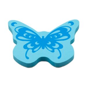 Notes adeziv Office Cover C70-010 bleu, formă fluture, 75 x 75 mm