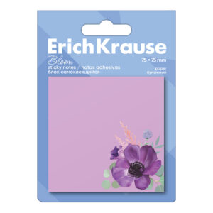 Notes adeziv Pastel Bloom ErichKrause 75 x 75 mm, 50 foi