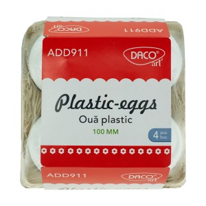 Ouă din plastic 10 cm DACO AD911