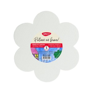 Pânză pentru pictură pe carton DACO Floare PZ15F