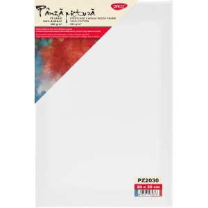Pânză de pictură pe șasiu 20x30 cm DACO PZ2030 Pânză de pictură pe șasiu 20 x 30 cm DACO PZ2030