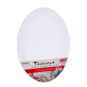 Pânză pentru pictură pe șasiu ovală DACO PZO2535 25x35 cm