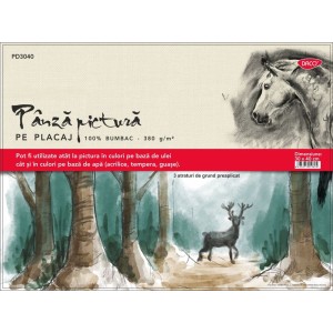Pânză pictură pe carton 30 x 40 cm DACO PD3040