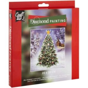 Pictură cu diamante Xmas 20x20 cm Grafix