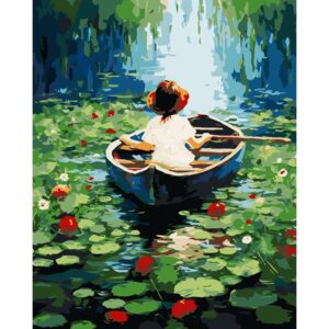 Pictură pe numere 40x50 cm Barcă de la Koh-I-Noor