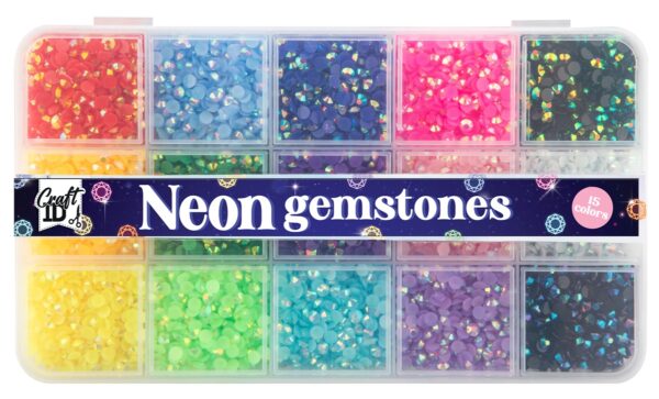 Pietricele neon 0,6 cm Grafix în 15 culori