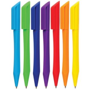 Pix cu bilă Cresco Twister 280000 cu mecanism, corp mat în diverse culori, scriere albastră