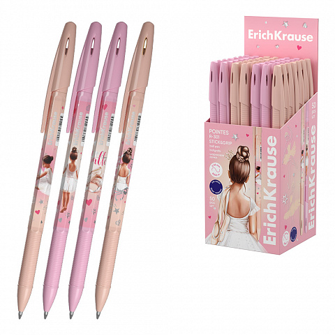 Pix cu bilă ErichKrause R-301 Stick&Grip Pointes 0,7 albastru Pix cu bilă ErichKrause R-301 Stick&Grip Pointes 0,7 albastru