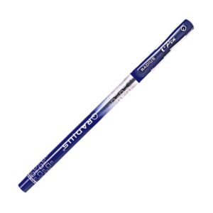 Pix cu bilă Radius I Pen 0,7 mm cu capac, corp albastru semitransparent și scriere albastră