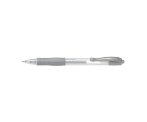 Pix cu gel Pilot G2 Metalic argintiu cu vârf de 0,7 mm