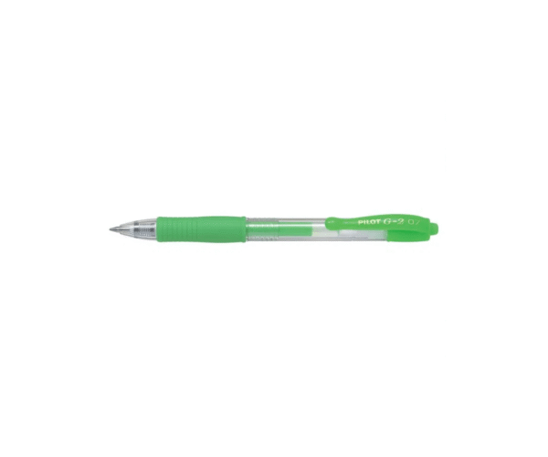 Pix cu gel Pilot G2 Neon verde, vârf 0,7 mm