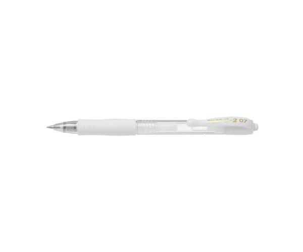 Pix cu gel Pilot G2 Pastel alb, vârf 0,7 mm Pix cu gel Pilot G2 Pastel alb, vârf 0,7 mm