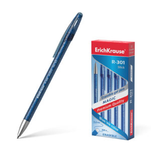 Pix cu gel ștergabil ErichKrause R-301 Magic Gel Stick 0,5 albastru