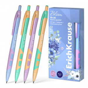 Pix retractabil ErichKrause XR-30 Matic&Grip Pastel Bloom 0,7 mm