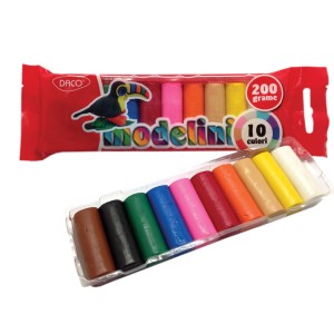 Plastilină 10 culori DACO Modelini PL010
