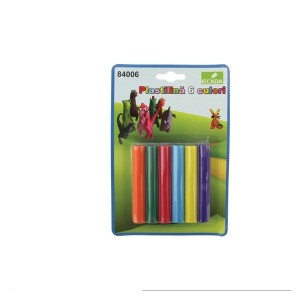 Plastilină 6 culori ECADA 84006