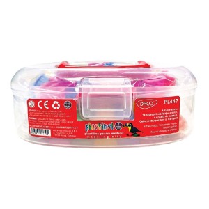 Plastilină 7 culori cu 23 accesorii, 440 g, DACO Plastinel PL447