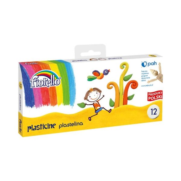 Plastilină Fiorello 170-1432, set 12 culori