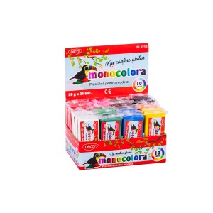 Plastilină monocoloră 50 g DACO PL1210