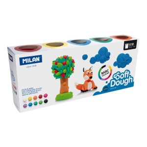 Plastilină ușoară 10 x 85 g MILAN 913510B