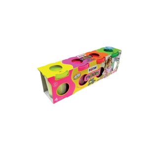 Plastilină ușoară Modeling Dough Neon 4 x 130 g PENSAN 50065 Plastilină ușoară Modeling Dough Neon Fatih 50065