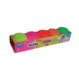 Plastilină ușoară Modeling Dough Neon 5 x 50 g Fatih 50620