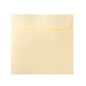 Plic pătrat color cu clapetă siliconică DACO PC1414C, 14 x 14 cm