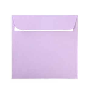 Plic pătrat color DACO PC1414GL 14 x 14 cm cu clapetă siliconică