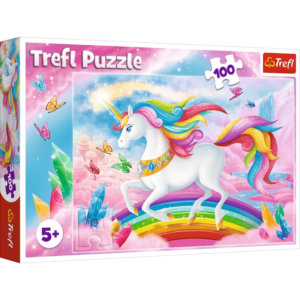 Puzzle carton 100 piese Trefl Unicorn 16364
