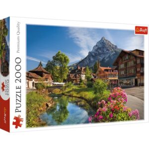 Puzzle carton 2000 piese Trefl Munții Alpi vara 27089