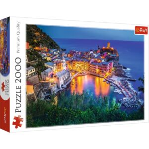 Puzzle carton 2000 piese Trefl Vernazza la amurg, Italia 27086