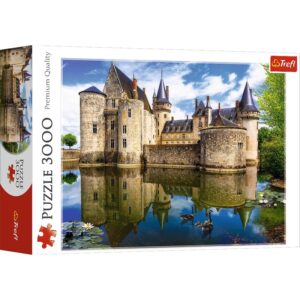 Puzzle carton 3000 piese Trefl Castelul din Sully-sur-Loire, Franța 33075