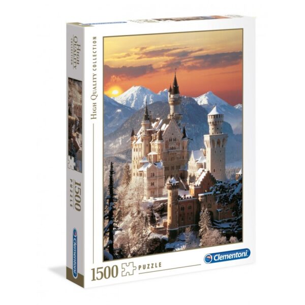 Puzzle din carton 1500 piese Clementoni High Quality Castelul Neuschwanstein 31825 Puzzle din carton 1500 piese Clementoni High Quality Castelul Neuschwanstein 31825