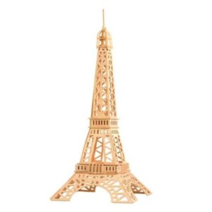 Puzzle din lemn 3D Turnul Eiffel, 3 foi, Colorarte PJ-S110
