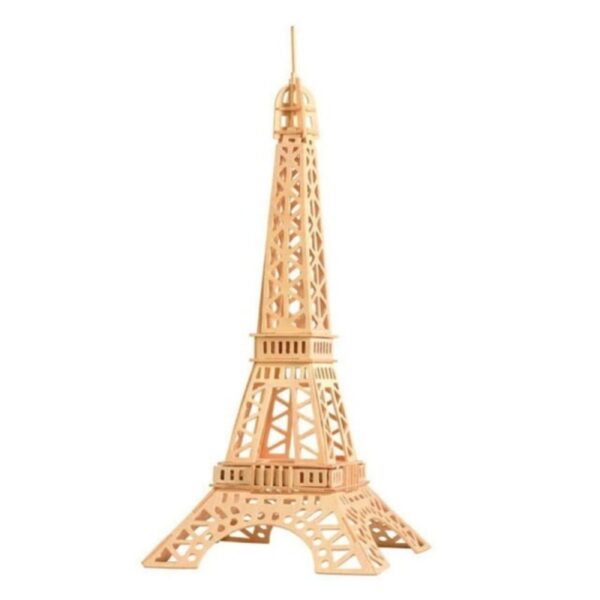 Puzzle din lemn 3D Turnul Eiffel, 3 foi, Colorarte PJ-S110 Puzzle din lemn 3D Turnul Eiffel, 3 foi, Colorarte PJ-S110