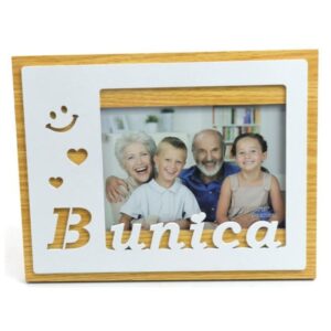 Ramă foto MDF 10x15 cm No.R-02 cu mesaj Bunica